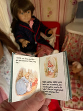 Load image into Gallery viewer, Peter Rabbit & Tom Kitten Miniature Books for 18 inch Dolls 1:3 Scale