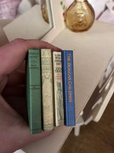 Load image into Gallery viewer, Miniature Classic Book Set for 18 inch Dolls | Boxcar Children | Peter and Wendy | Robin Hood | Girl of the Limberlost | 1:3 Scale