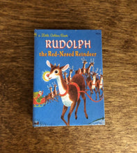Load image into Gallery viewer, Rudolph Red-Nosed Reindeer doll sized miniature book for 18 inch Dolls