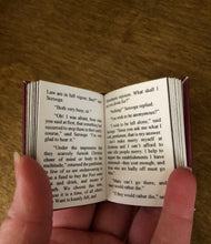 Load image into Gallery viewer, Charles Dickens A Christmas Carol doll sized miniature book for 18 inch Dolls