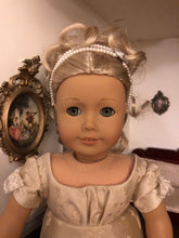Load image into Gallery viewer, Pearl Double Strand Diamond Embellished Headband for 18 inch Dolls | Doll Jewelry