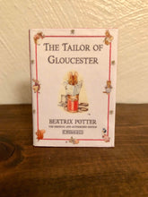 Load image into Gallery viewer, The Tailor of Gloucester by Beatrix Potter doll sized miniature book for 18 inch Dolls 1:3 Scale