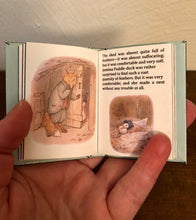 Load image into Gallery viewer, Jemima Puddle-Duck by Beatrix Potter doll sized miniature book for 18 inch Dolls