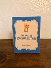 Load image into Gallery viewer, The Tale of Squirrel Nutkin by Beatrix Potter doll sized miniature book for 18 inch Dolls 1:3 scale