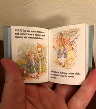 Load image into Gallery viewer, Beatrix Potter The Tale of Peter Rabbit Miniature Book for 18 inch AG Dolls 1:3 Scale