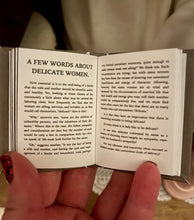 Load image into Gallery viewer, Godey’s Ladies Book Miniature Book for 18 inch dolls | 1:3 Scale | dollhouse accessories | miniature library