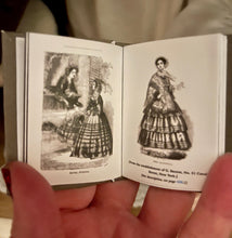 Load image into Gallery viewer, Godey’s Ladies Book Miniature Book for 18 inch dolls | 1:3 Scale | dollhouse accessories | miniature library