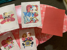 Load image into Gallery viewer, Miniature Fifties Style Valentines for 18 inch Dolls 1:3 Scale