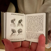 Load image into Gallery viewer, Godey’s Ladies Book Miniature Book for 18 inch dolls | 1:3 Scale | dollhouse accessories | miniature library