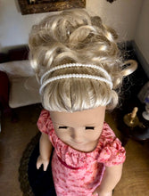 Load image into Gallery viewer, Pearl Double Strand Circlet Headband for 18 inch Dolls | Doll Jewelry