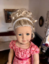 Load image into Gallery viewer, Pearl Double Strand Circlet Headband for 18 inch Dolls | Doll Jewelry