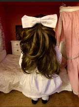 Load image into Gallery viewer, Samantha's Black & White Ice Cream Dress for A|G 18 inch Dolls (Made to order 2 week turn around time)