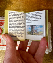 Load image into Gallery viewer, Miniature Classic Set of 3 Winnie The Pooh Books for 18 inch Dolls 1:3 Scale