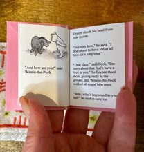 Load image into Gallery viewer, Miniature Classic Winnie The Pooh Book - Eeyore Loses A Tail - for 18 inch Dolls 1:3 Scale