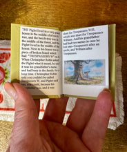 Load image into Gallery viewer, Miniature Classic Winnie The Pooh Book - Pooh and Piglet Go Hunting - for 18 inch Dolls 1:3 Scale