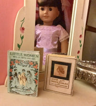 Load image into Gallery viewer, Little Women & Anne of Green Gables miniature books for 18 inch Dolls 1:3 Scale