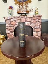 Load image into Gallery viewer, NEW! Old Family Vintage Looking Holy Bible | Gold Embossed Miniature Book for 18 inch Dolls 1:3 Scale | Gold Pages | Vintage Paper
