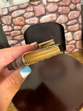Load image into Gallery viewer, NEW! Old Family Vintage Looking Holy Bible | Gold Embossed Miniature Book for 18 inch Dolls 1:3 Scale | Gold Pages | Vintage Paper