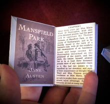 Load image into Gallery viewer, Jane Austens set of 4 miniature books for 18 inch dolls, projects & dioramas