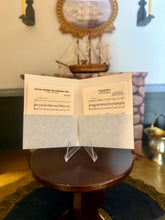 Load image into Gallery viewer, Miniature Sheet Music and Folder - Dollhouse Accessories | 1:3 Scale | Dollhouse Music Book
