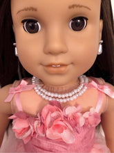 Load image into Gallery viewer, Double Strand Pearl Necklace for 18 inch Dolls | Doll Jewelry | Doll Necklace