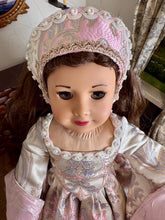 Load image into Gallery viewer, Handmade Tudor Doll Gown – Historical 18" Doll Dress