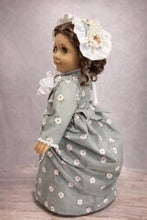 Load image into Gallery viewer, 1880’s Two Piece Day Dress and Hat for 18 inch Dolls