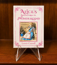 Load image into Gallery viewer, Miniature Alice’s Adventures in Wonderland Book for 18 Inch Dolls | Readable Text and Vintage Illustrations | 1:3 Scale Doll Book