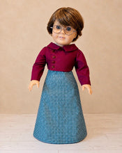 Load image into Gallery viewer, Mary Bennet Inspired Regency Outfit for 18-Inch Dolls | Inspired by The Other Bennet Sister | Historical Doll Clothing | Custom Order 2 week