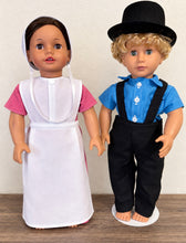 Load image into Gallery viewer, Amish Boy &amp; Girl 18 Inch Dolls Free Shipping
