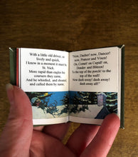 Load image into Gallery viewer, T'was The Night Before Christmas doll sized miniature book for 18 inch American Girl Dolls 1:3 Scale
