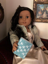 Load image into Gallery viewer, Jane Austen's Trio of miniature books for 18 inch Dolls - Sense and Sensibility, Emma &amp; Pride and Prejudice 1:3 Scale
