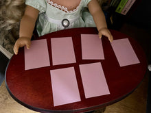 Load image into Gallery viewer, Miniature Vintage Style Valentines for 18 inch Dolls 1:3 Scale
