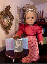 Load image into Gallery viewer, Jane Austen's Trio of doll sized miniature books for 18 inch American Girl Dolls
