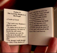 Load image into Gallery viewer, Holy Bible Miniature Book for 18 inch Dolls 1:3 Scale
