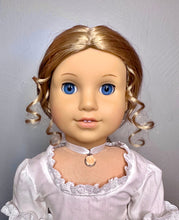 Load image into Gallery viewer, Peach Rose Choker for 18inch AG Dolls | Doll Jewelry
