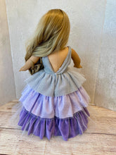 Load image into Gallery viewer, Speak Now Taylor Swift Inspired Purple Era’s Tour Dress for 18 inch American Girl Dolls
