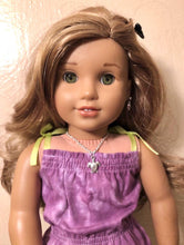 Load image into Gallery viewer, Silver Turtle Necklace for 18 inch Dolls Doll Jewelry
