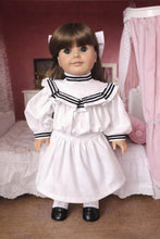 Load image into Gallery viewer, Samantha's Black &amp; White Ice Cream Dress for A|G 18 inch Dolls (Made to order 2 week turn around time)
