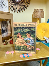 Load image into Gallery viewer, Miniature Bobbsey Twins Book for 18” Dolls – Dollhouse Library Classic – Tiny Readable Doll Book – Vintage Children’s Story – 1:3 Scale Doll

