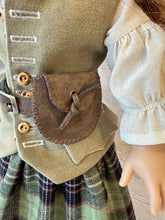 Load image into Gallery viewer, Outlander Inspired Brianna Fraser Outfit for 18 Inch Dolls | Scottish Highland Historical Clothing | 18th Century Doll Costume
