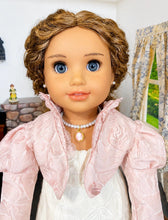 Load image into Gallery viewer, Pearl Pink Cameo Necklace for 18 inch Dolls | Doll Jewelry
