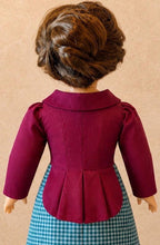 Load image into Gallery viewer, Mary Bennet Inspired Regency Outfit for 18-Inch Dolls | Inspired by The Other Bennet Sister | Historical Doll Clothing | Custom Order 2 week
