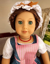 Load image into Gallery viewer, Coral Bead Necklace for 18 inch Dolls | Doll Jewelry | Historical Doll
